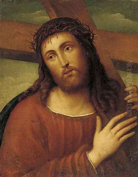 Christ Carrying the Cross Oil Painting by Raphael (Raffaello Sanzio of Urbino)