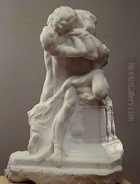 Romeo and Juliet Oil Painting by Auguste Rodin