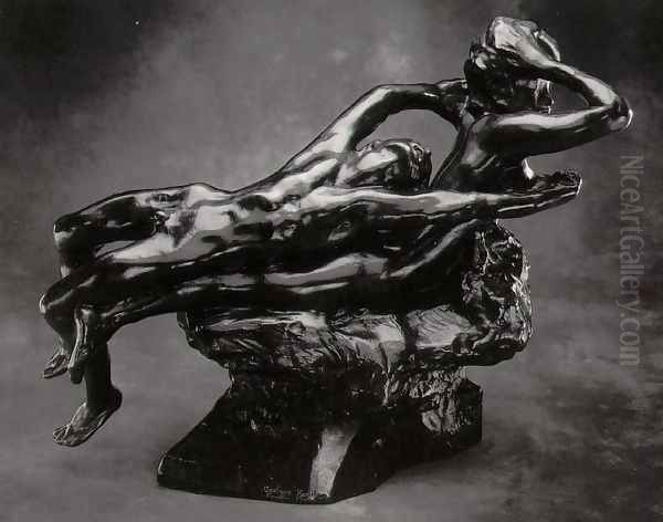 Fugit Amor Oil Painting by Auguste Rodin