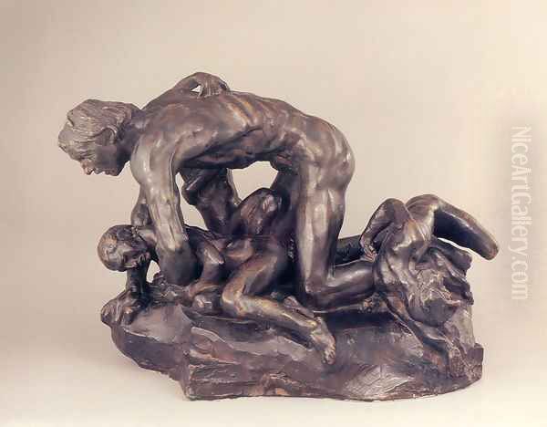 Ugolino Oil Painting by Auguste Rodin