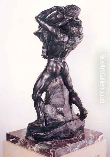 I Am Beautiful (or The Abductor) Oil Painting by Auguste Rodin