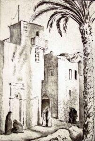 Arabische Stadt by Emil Orlik