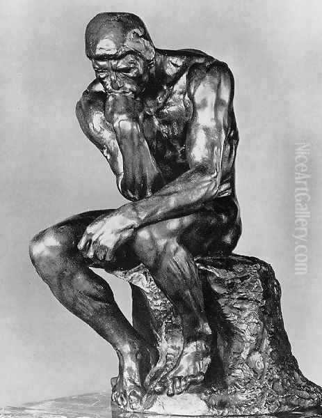 The Thinker 2 Oil Painting by Auguste Rodin