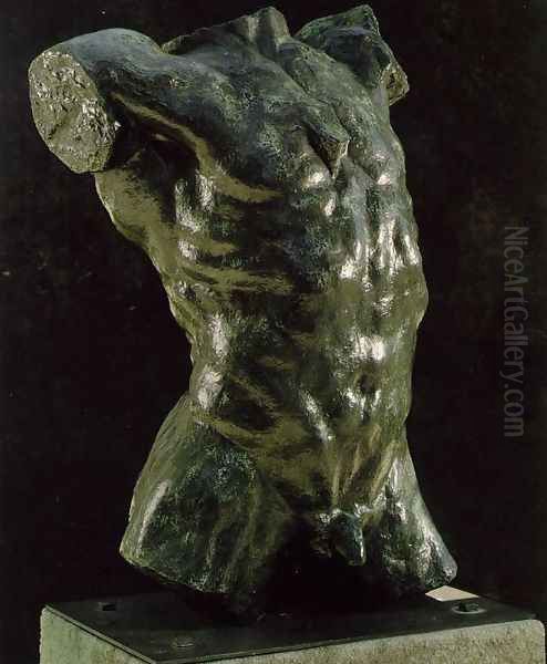 Marsyas Oil Painting by Auguste Rodin