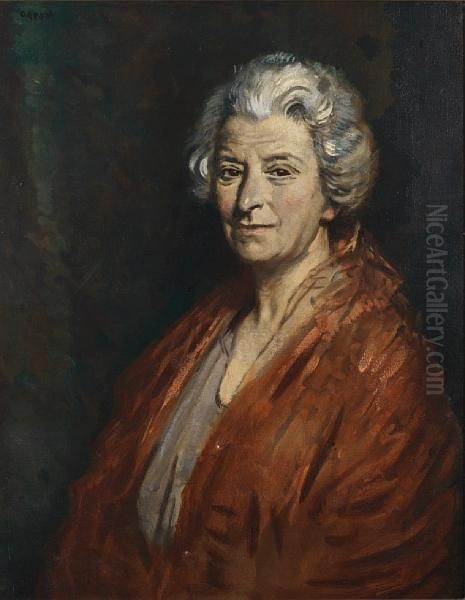 Portrait Of A Lady Oil Painting by Sir William Newenham Montague Orpen