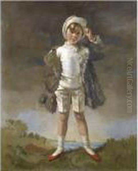 Noll; Son Of Oliver St John Gogarty Oil Painting by Sir William Newenham Montague Orpen