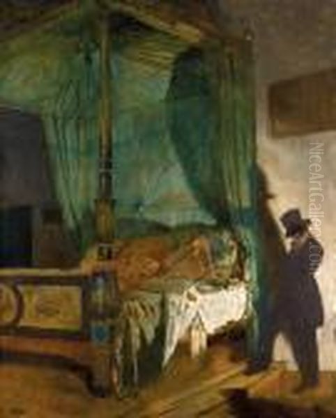 Empty Bed Oil Painting by Sir William Newenham Montague Orpen