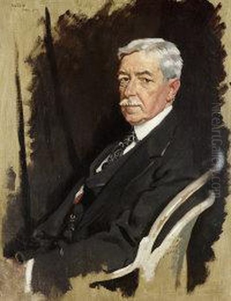 Portrait Of Robert Lansing Oil Painting by Sir William Newenham Montague Orpen