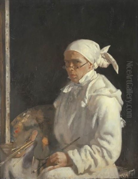 The Painter; Self-portrait With Glasses Oil Painting by Sir William Newenham Montague Orpen