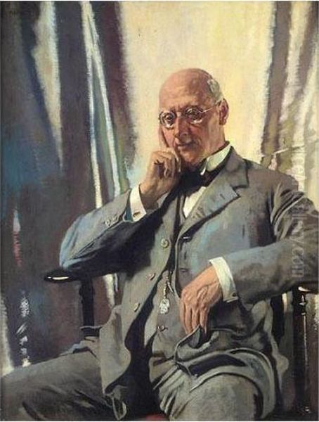 Portrait Of Mr Francis Henry Edward Livesay Oil Painting by Sir William Newenham Montague Orpen