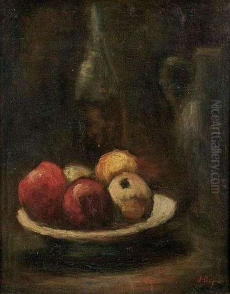 Nature Morte Oil Painting by Manuel Ortiz De Zarate