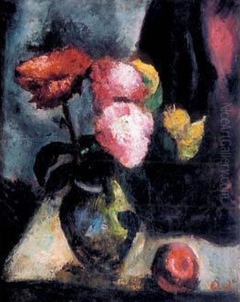 Bouquet De Pivoines by Manuel Ortiz De Zarate