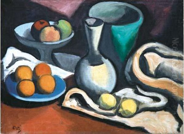 Nature Morte Oil Painting by Manuel Ortiz De Zarate