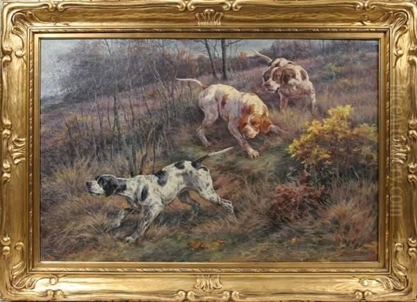 Three Pointers Oil Painting by Edmund Henry Osthaus