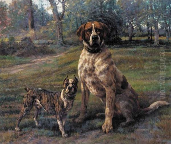 Good Friends Oil Painting by Edmund Henry Osthaus