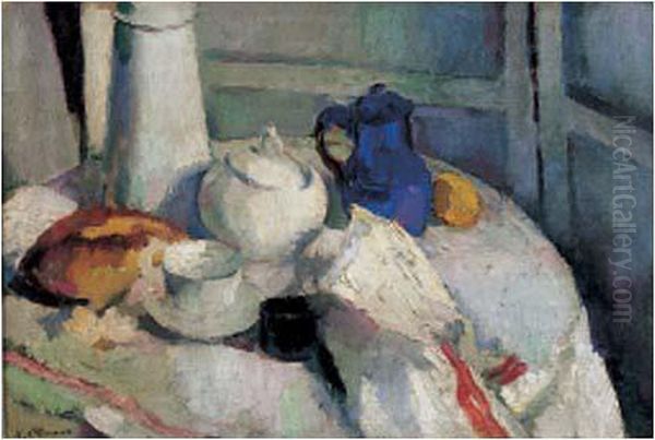 Nature Morte, Circa 1905 Oil Painting by Henri Ottmann