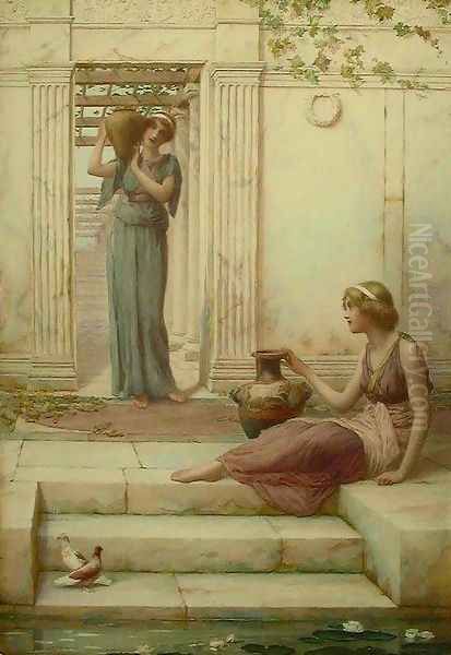 The Water Carriers Oil Painting by Henry Ryland