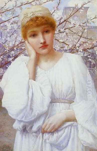 La Primavera (Spring) Oil Painting by Henry Ryland