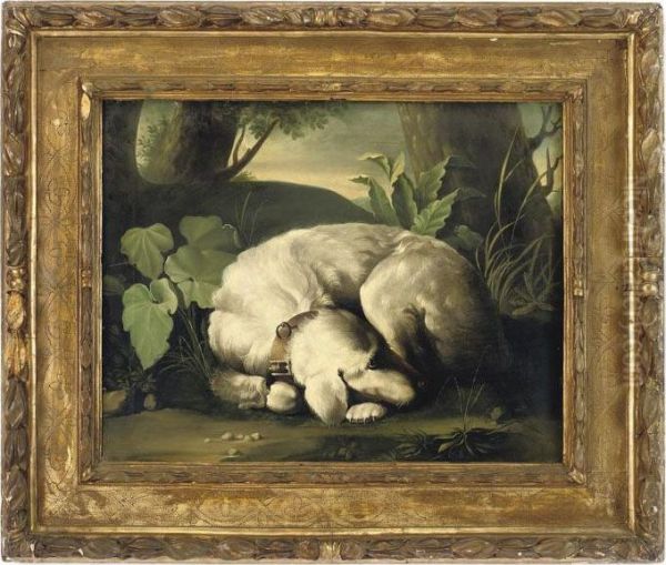 Afternoon Rest Oil Painting by Jean-Baptiste Oudry