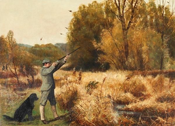 Bird Shooting Oil Painting by George Paice