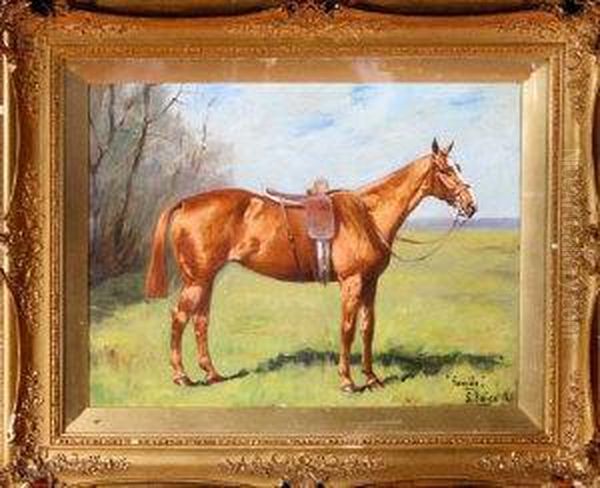 Gamble Oil Painting by George Paice