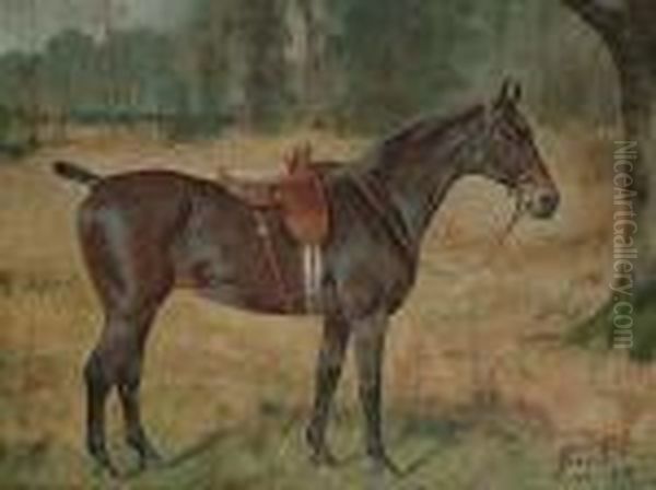 Biddy Oil Painting by George Paice