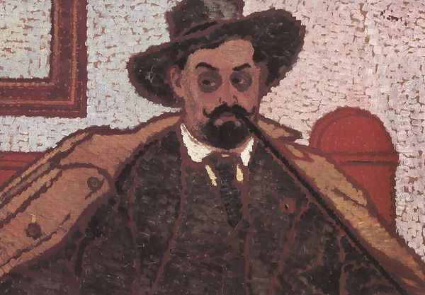 Portrait of Lajos Rippl-Ronai 1913 Oil Painting by Jozsef Rippl-Ronai