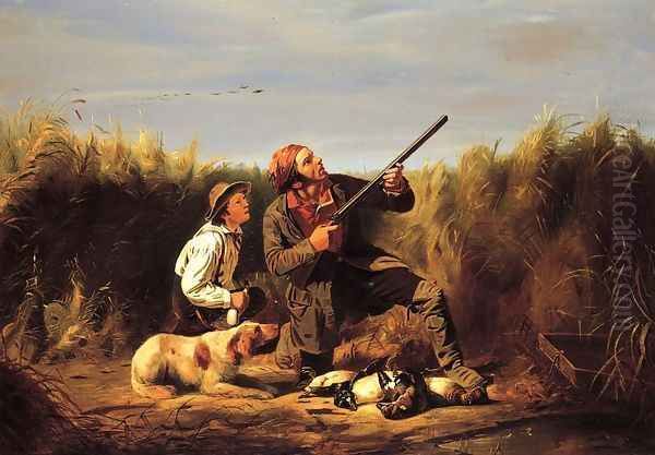 On the Wing Oil Painting by William Tylee Ranney