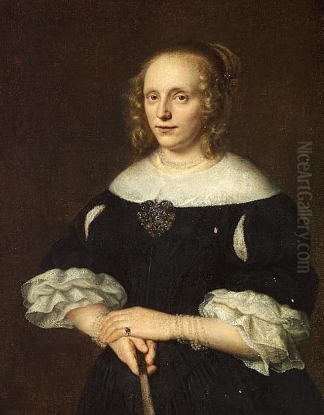 Portrait Of A Noble Lady Oil Painting by Antonie Palamedesz