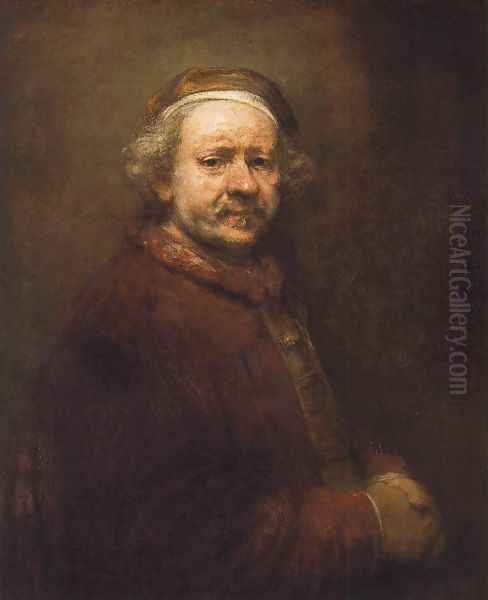 Self-Portrait 2 Oil Painting by Harmenszoon van Rijn Rembrandt