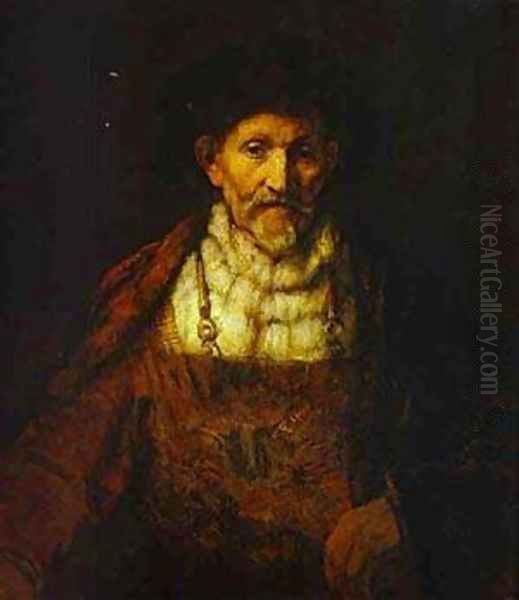 Portrait Of An Old Man 1651 Oil Painting by Harmenszoon van Rijn Rembrandt