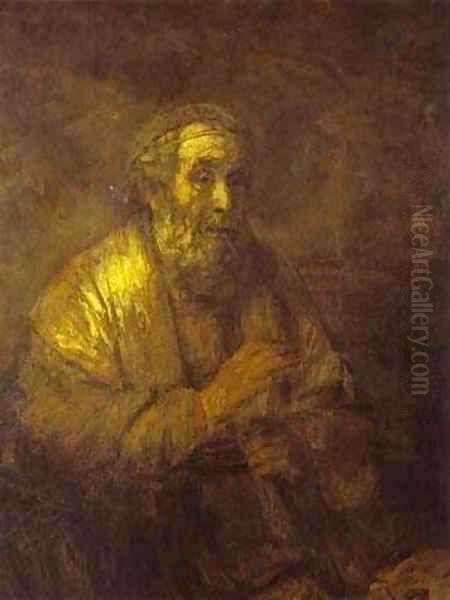 Homer 1663 Oil Painting by Harmenszoon van Rijn Rembrandt