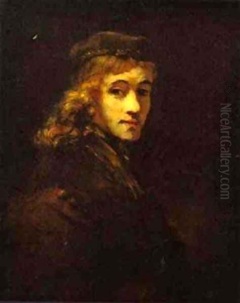 Portrait Of Titus The Artists Son Oil Painting by Harmenszoon van Rijn Rembrandt