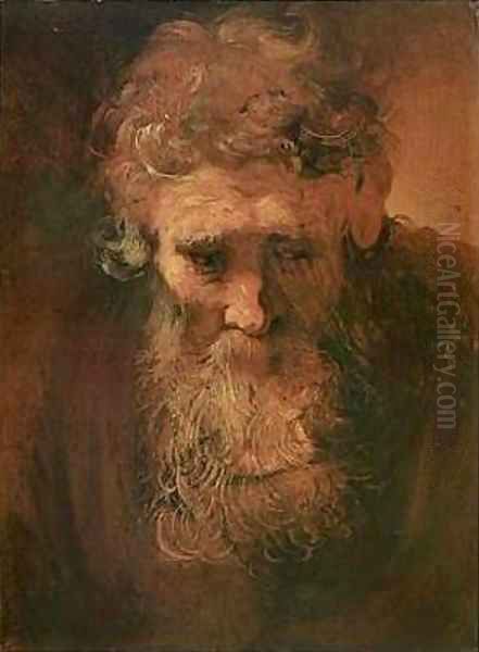 Study of an Old Man Oil Painting by Harmenszoon van Rijn Rembrandt