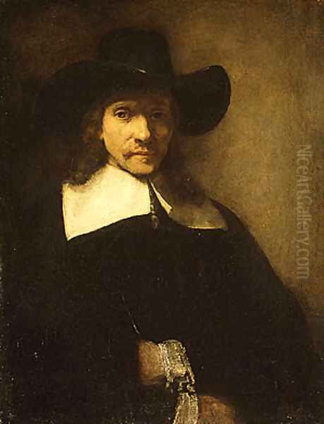 Portrait of a Man possibly 1650s Oil Painting by Harmenszoon van Rijn Rembrandt