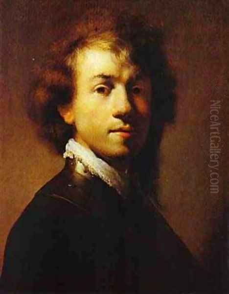 Self Portrait 1629 Oil Painting by Harmenszoon van Rijn Rembrandt