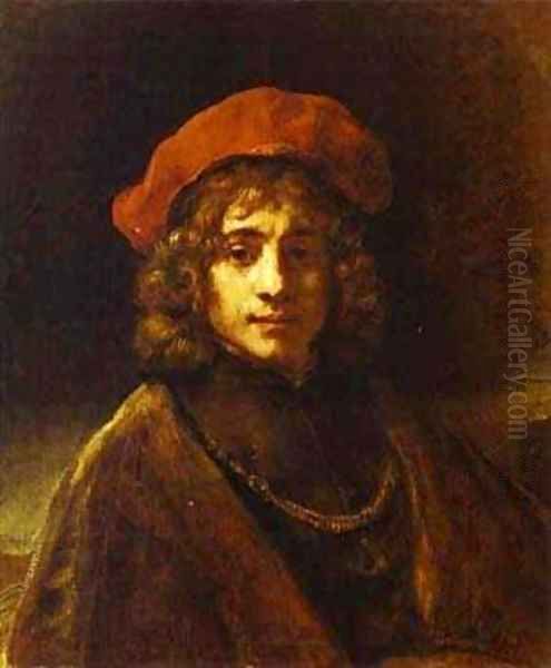 Titus 1658 Oil Painting by Harmenszoon van Rijn Rembrandt