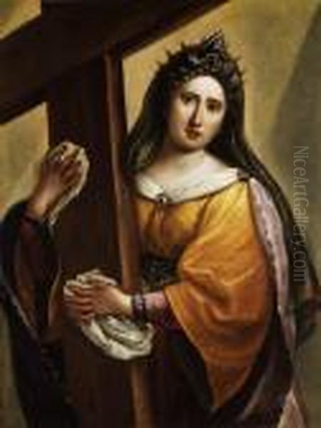 Maddalena Oil Painting by Acopo D'Antonio Negretti (see Palma Giovane)