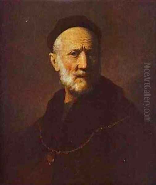 Portrait Of Rembrandts Father 1631 Oil Painting by Harmenszoon van Rijn Rembrandt