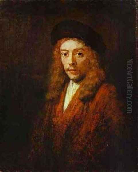 Portrait Of Titus 1663 Oil Painting by Harmenszoon van Rijn Rembrandt