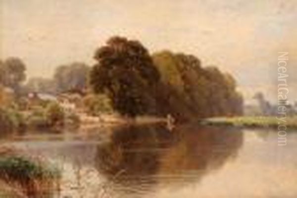 Wargrave-on-thames Oil Painting by Harry Sutton Palmer