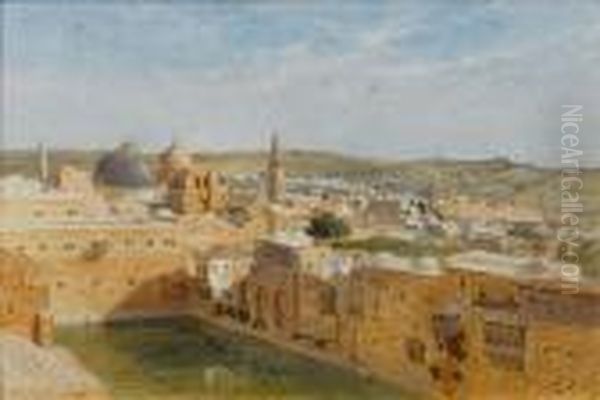 Jerusalem Oil Painting by Harry Sutton Palmer