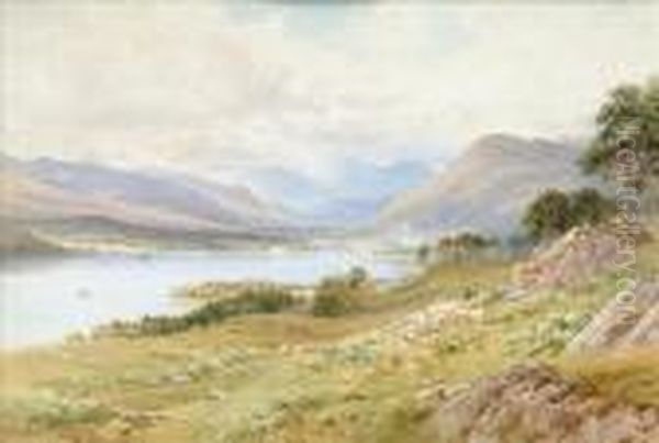 Loch Tay Oil Painting by Harry Sutton Palmer