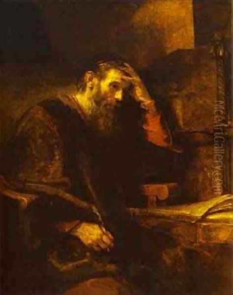 The Apostle Paul 1657 Oil Painting by Harmenszoon van Rijn Rembrandt