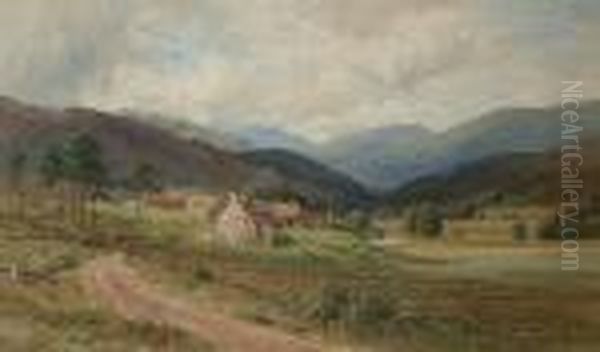 Glen Lochy Perthshire Oil Painting by Harry Sutton Palmer