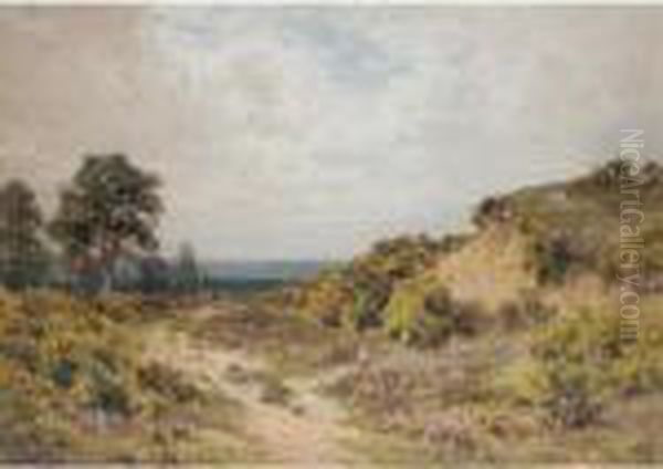 View Over Farnham Oil Painting by Harry Sutton Palmer