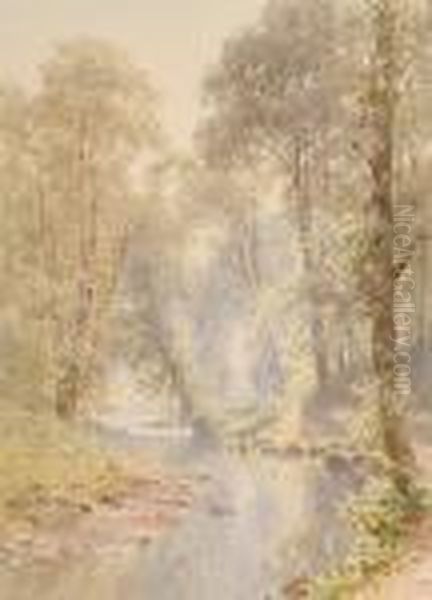 Spring Mists Oil Painting by Harry Sutton Palmer