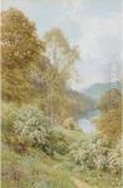 Near Arley, On The Severn Oil Painting by Harry Sutton Palmer