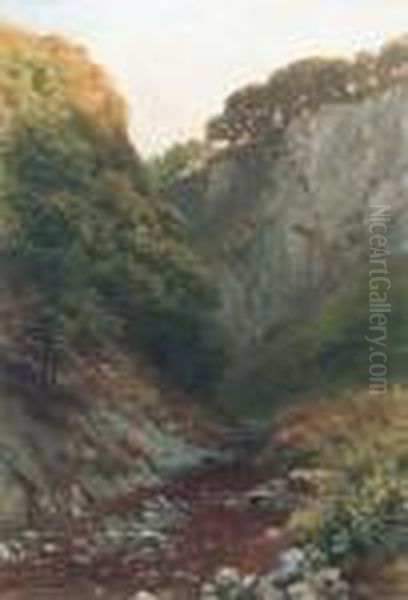 A View In The Peak District Oil Painting by Harry Sutton Palmer