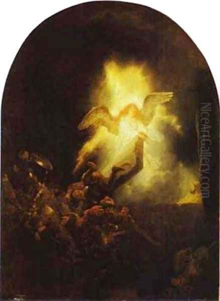 The Resurrection Of Christ 1635-39 Oil Painting by Harmenszoon van Rijn Rembrandt